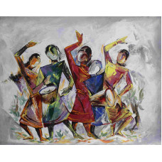 Acrylic Painting on Canvas Artist Dhamodharan VAAP42