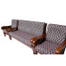 Teak Wood Sofa Set 3 Seater+1+1