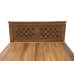 Premium Chess Design Teak wood Bed 75x60 VBD0108