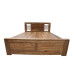 Premium Design Teak wood Bed 75x60 VBD0112