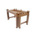 Premium Design Glass Top Teak Wood Dining Table (5Ftx3Ft) VDT0120
