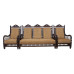 Premium Design Rose Wood Sofa set (3+1+1)  VSF0211