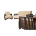 Premium Design Rose Wood Sofa Set (3+1+1) VSF0216