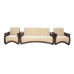 Premium Design Rose Wood Sofa Set (3+1+1) VSF0216