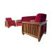 Premium Design Teak Wood Sofa Set (3+1+1) VSF0218
