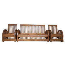 Premium Design Teak Wood Sofa Set (3+1+1) VSF0223