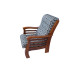 Sofa Teak Wood Single Seater VSF358