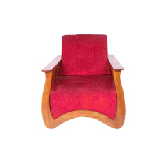 Premium Design Single Seater Teak Wood Sofa