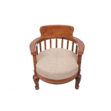 Premium Design Teak  Wood Sofa Single Seater VAWSST4