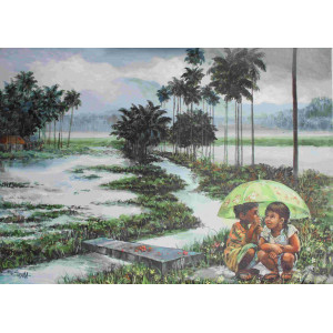  Acrylic Painting on Canvas Artist Martin  