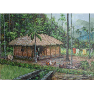 Acrylic Painting on Canvas Artist Martin VAAP31 Acrylic Painting on Canvas Artist Martin VAAP31