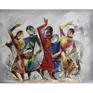 Acrylic Painting on Canvas Artist Dhamodharan VAAP42