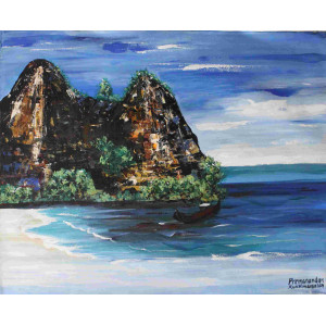 Acrylic Painting on Canvas Artist Premanandan VAAP2