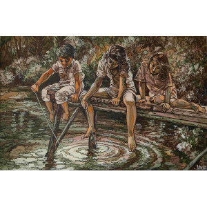 Artist Martin Acrylic on Canvas VAAP8 Artist Martin Acrylic on Canvas VAAP8