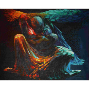 Acrylic Painting on Canvas Artist Govinden Kannapuram VAAP2 Acrylic Painting on Canvas Artist Govinden Kannapuram VAAP2