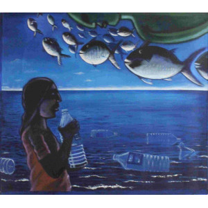 Acrylic Paintings on Canvas,Artist Rajendran PulloorVAAP 59