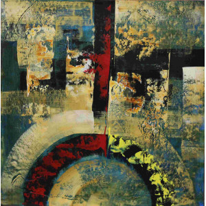 Acrylic Painting  on canvas 23 x 23 VAAA10