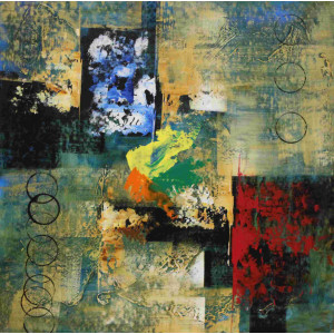 Acrylic Painting  on canvas 23 x 23 VAAA12