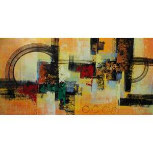 Acrylic Painting  on canvas 46.5 x 23 VAAA21