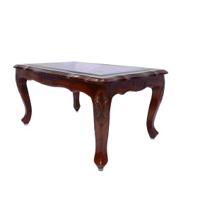 Center Table Rose Wood with Glass VTP365