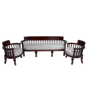 Premium Design Rose Wood Sofa Set 3 (6 Feet)+1+1) VSF0223