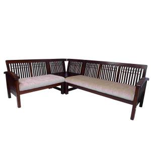 Premium Design Rose Wood Corner Sofa  Set 5 Seater VAWSRSC10