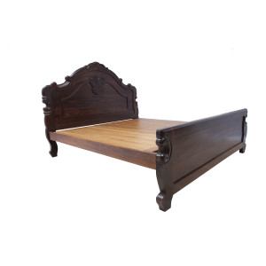 Premium Design Rose wood Bed 75x72 with Teak wood Platform VBD0117 Premium Design Rose wood Bed 75x72 with Teak wood Platform VBD0117