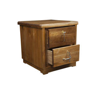 Premium Design Acacia Wood Bedside Table VBT0205