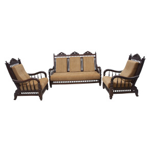 Premium Design Rose Wood Sofa set (3+1+1)  VSF0211