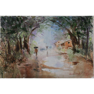 Water Color Painting on Paper 51cm X 34 cm VAWA127