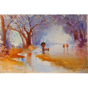  Water Color Painting on Paper 51cm X 34 cm VAWA19