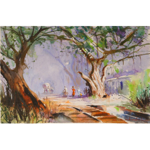 Water Color Painting on Paper 51cm X 34 cm VAWA111