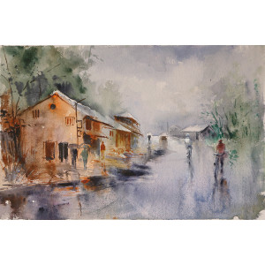 Water Color Painting on Paper 51cm X 34 cm VAWA113