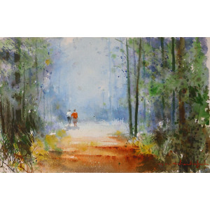 Water Color Painting on Paper 51cm X 34 cm VAWA114