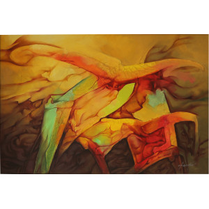 Mixed Media  on canvas 36"x24" VAAA29