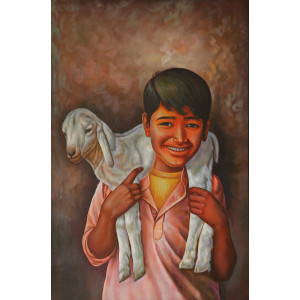  Acrylic painting on canvas 36"x24" VAAA215