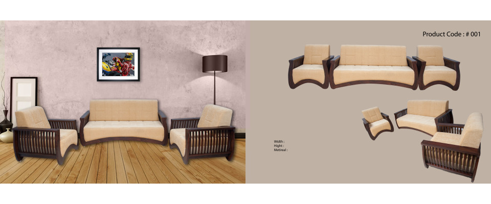 Premium Design Rose Wood Sofa Set