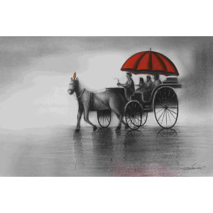 Artist Somnath Bothe Mixed media on paper ,VAPMSB 13