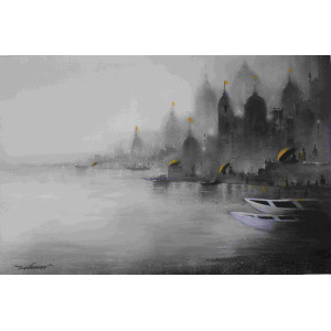  Artist Somnath Bothe Mixed media on paper ,VAPMSB 19